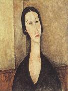 Amedeo Modigliani Ritratto di donna or Portrait of Hanka Zborowska (mk39) oil painting artist